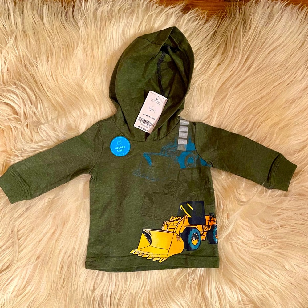 *BrAnD NeW* Carter’s “truck hoodie!” 🥰✨